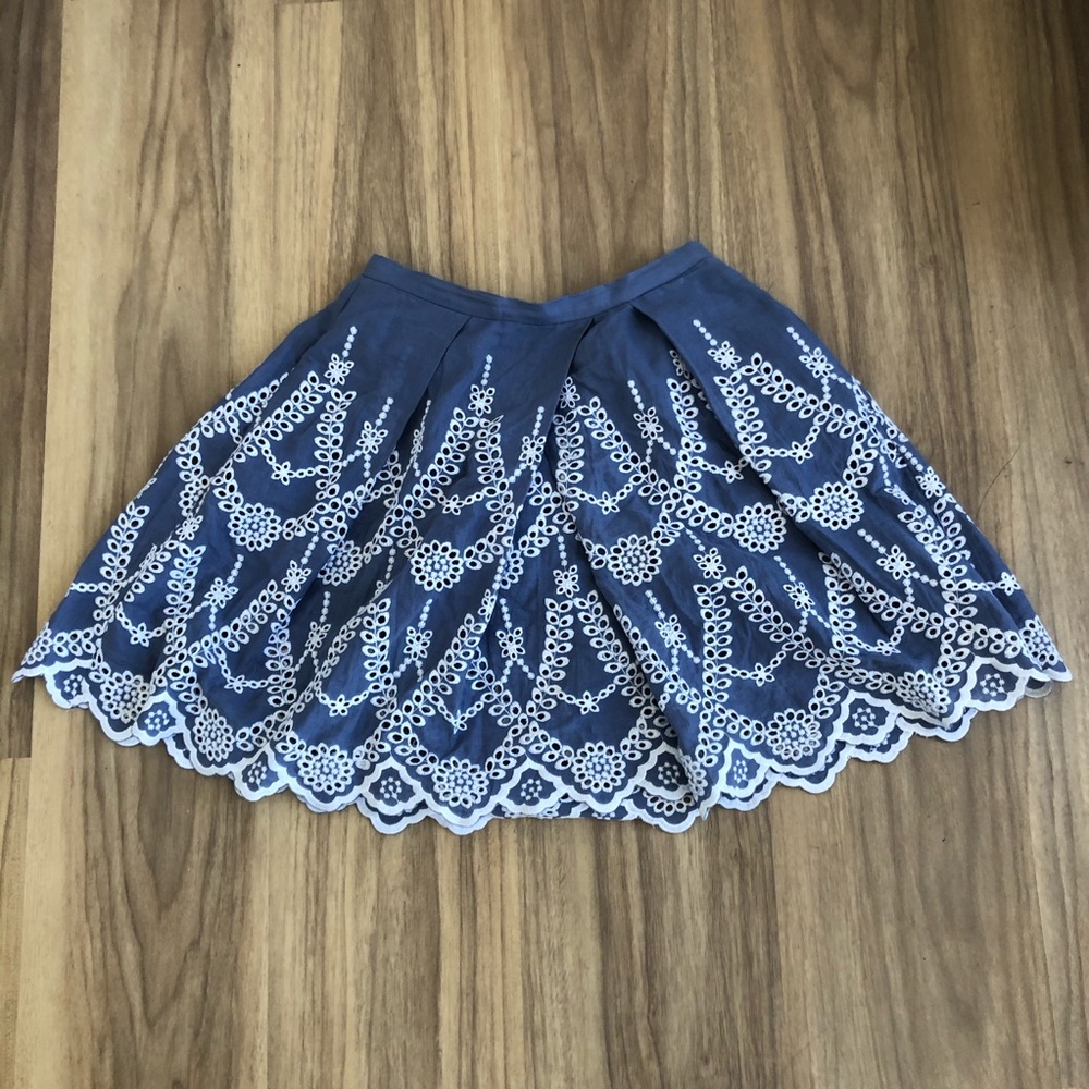 Kendall & Kylie Cottagecore Eyelet Lace Skirt